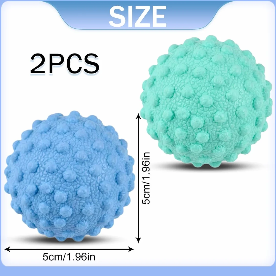 Palline Massaggio, Set 2 Palline Massaggio Piedi Antiscivolo Semirigide, Pallina Massaggiatore Muscolare Tutto il Corpo, Palline Massaggio e Lacrosse Ball, Sfere da Massaggio per Deep Tissue Massaggio