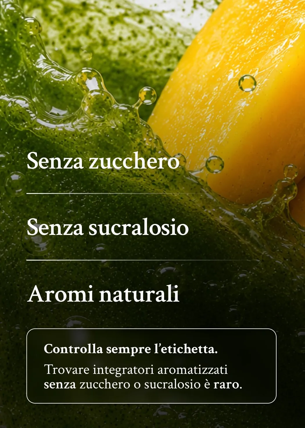 Intenson Green Formula Mango Super Greens Polvere Superfood Blend Chlorella Spirulina Ashwagandha OPC Moringa Senza Zucchero Bevanda Funzionale 300 g