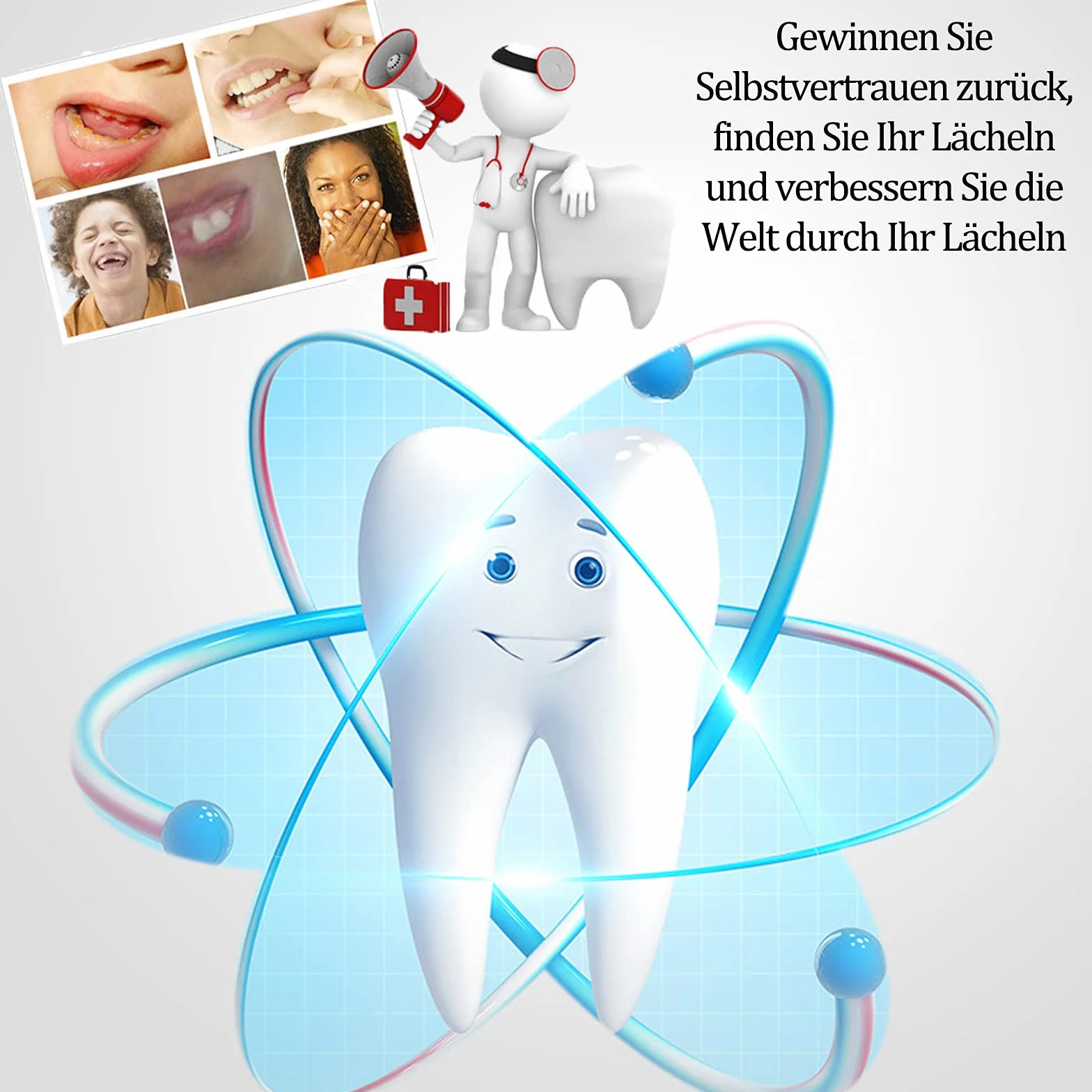 Sbiancante denti 6 binari sbiancanti