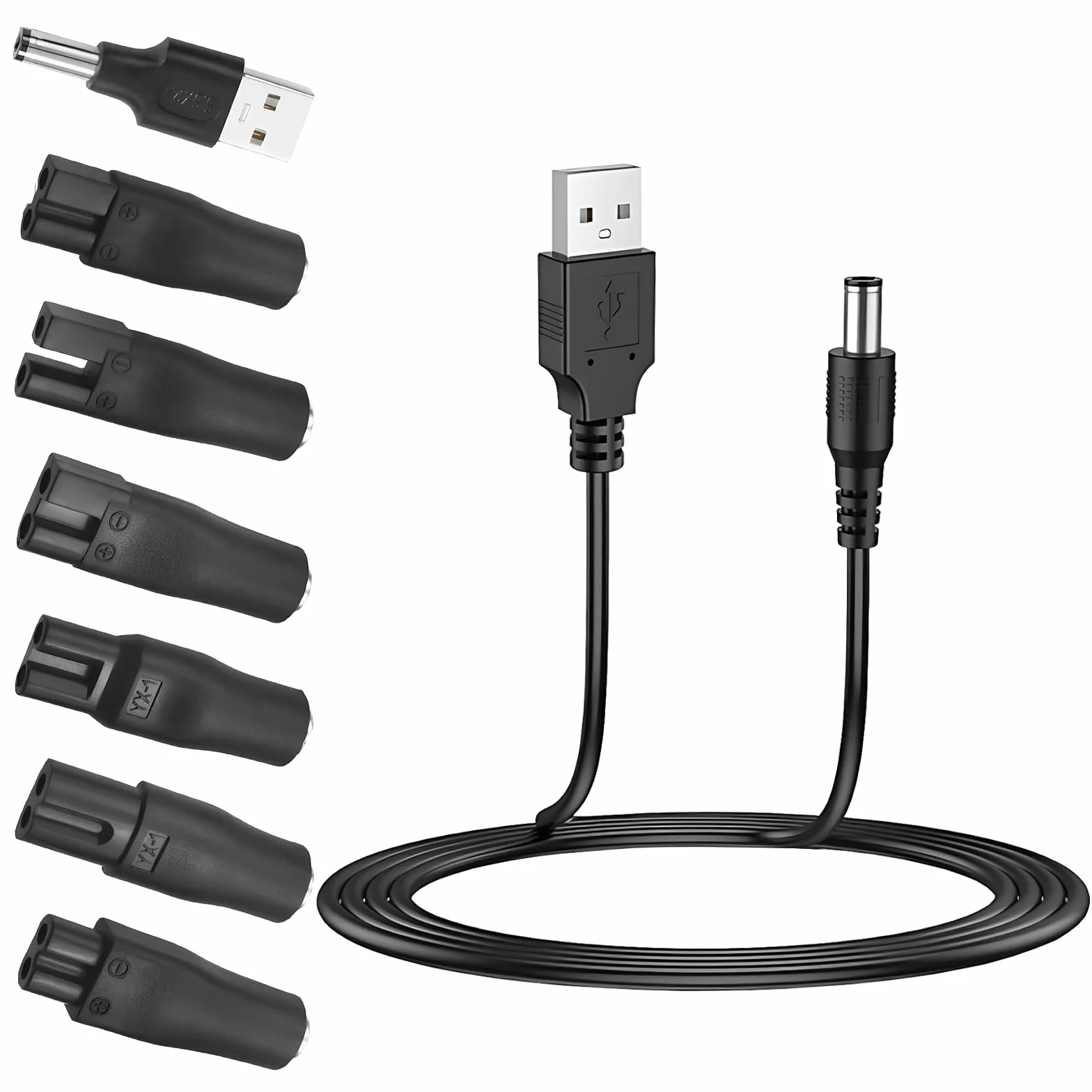 Set di 8 adattatori per rasoio elettrico da 5 V