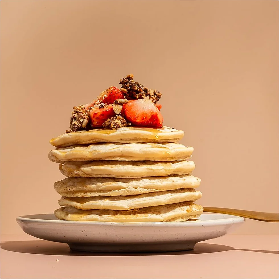 Protein Works Preparato Per Pancake Vegani 1kg Alto Contenuto Proteico Basso Zucchero