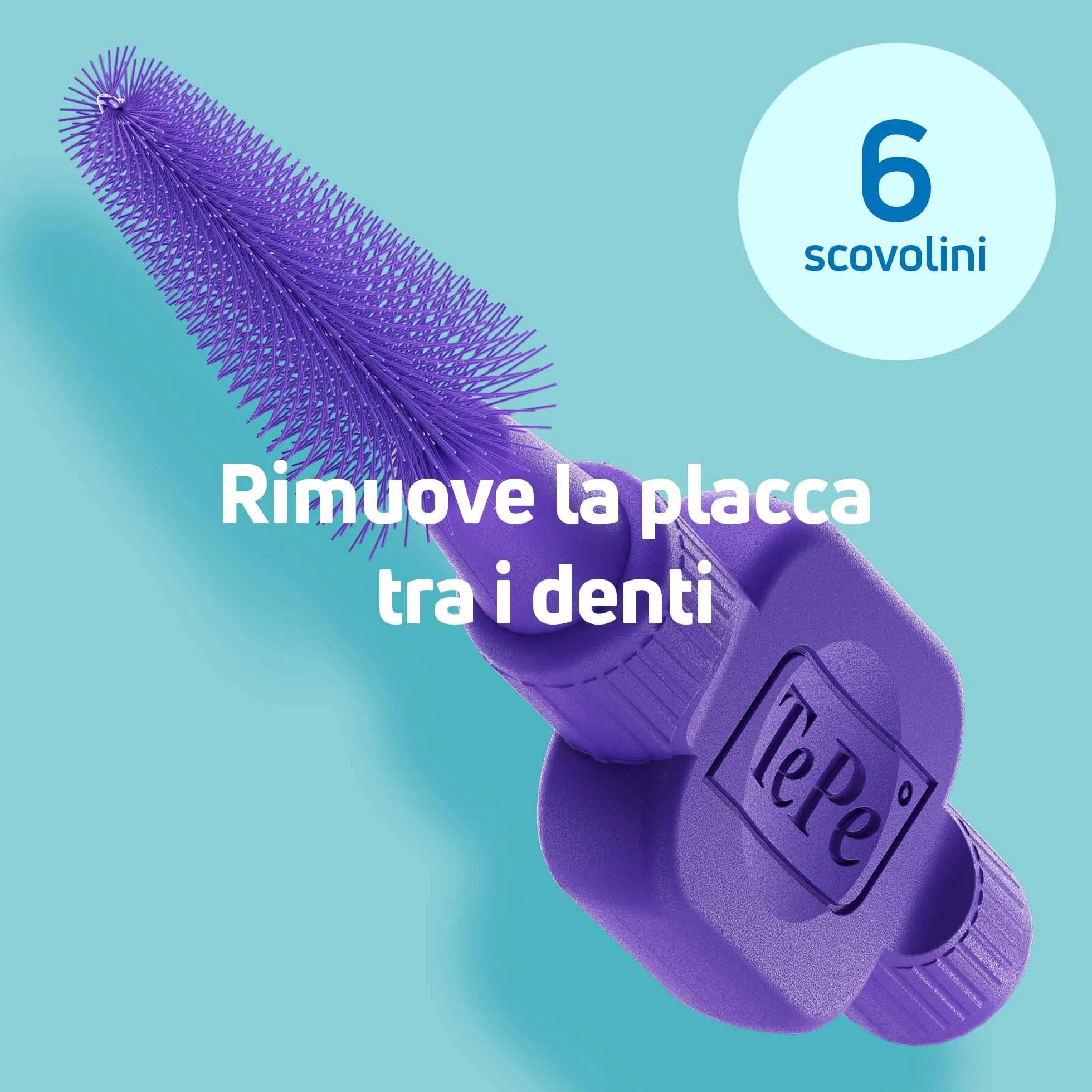 TePe EasyFit™ Viola M/L 6 pz rimozione placca spazi interdentali medi larghi