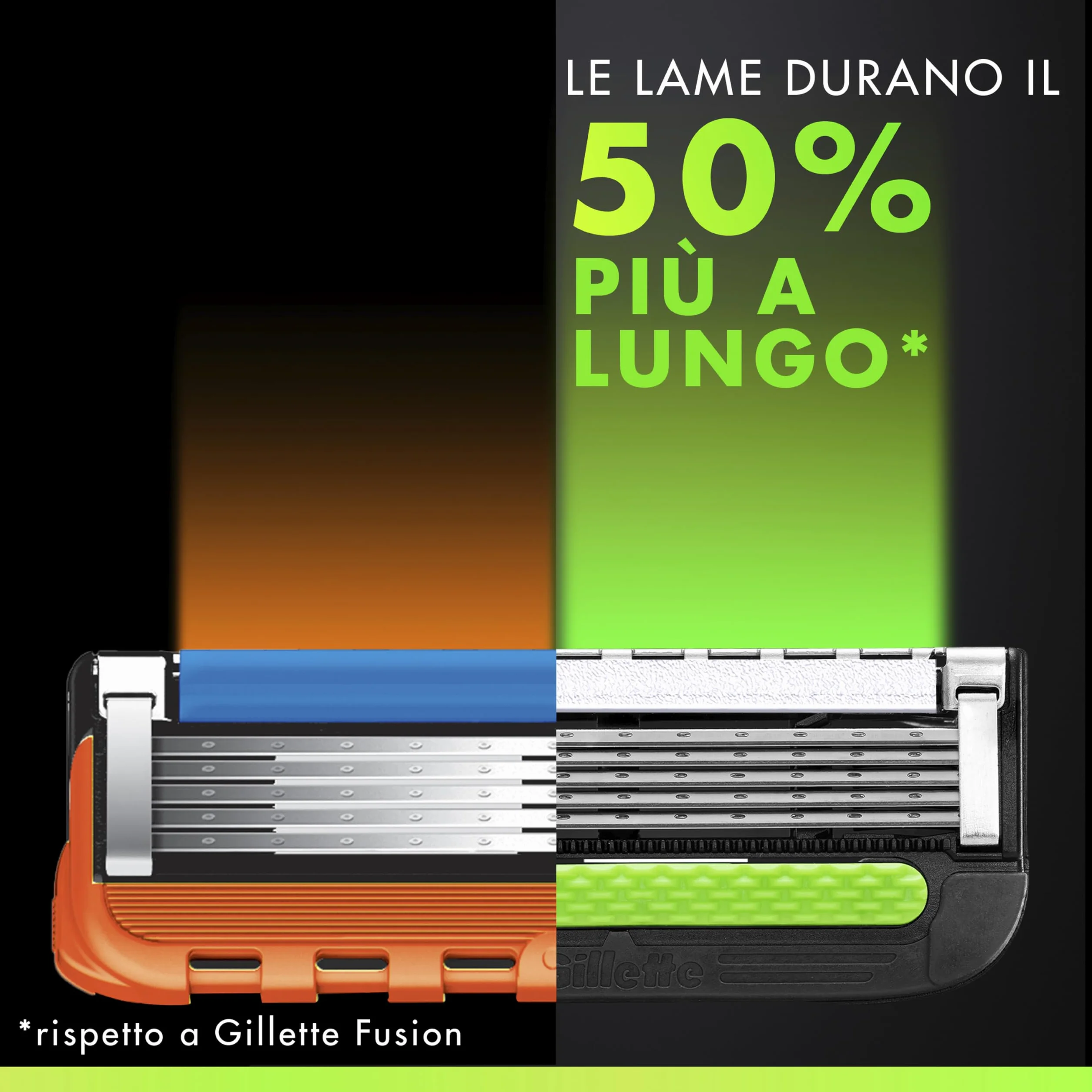 Gillette Labs Lamette di Ricambio per Rasoio da Uomo, Confezione da 10, Compatibili con Gillette Labs con Barra Esfoliante e Heated Razor, Rasatura Profonda Uomo, Lame di Precisione