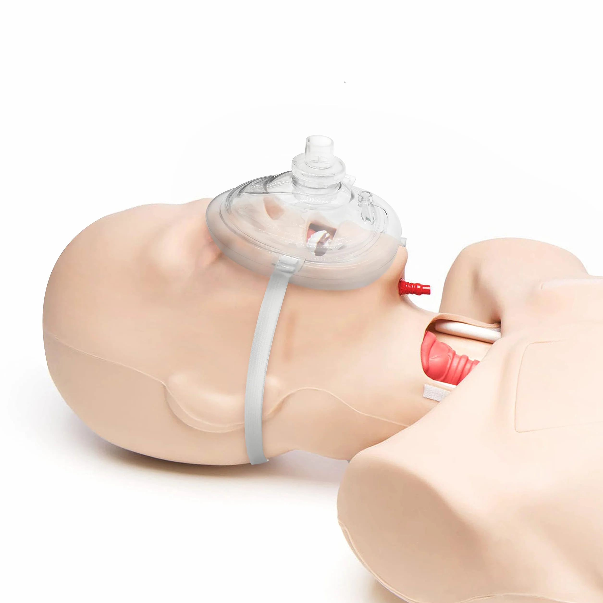 AIESI Pocket Mask maschera di rianimazione professionale con valvola unidirezionale e filtro CPR Resuscitator