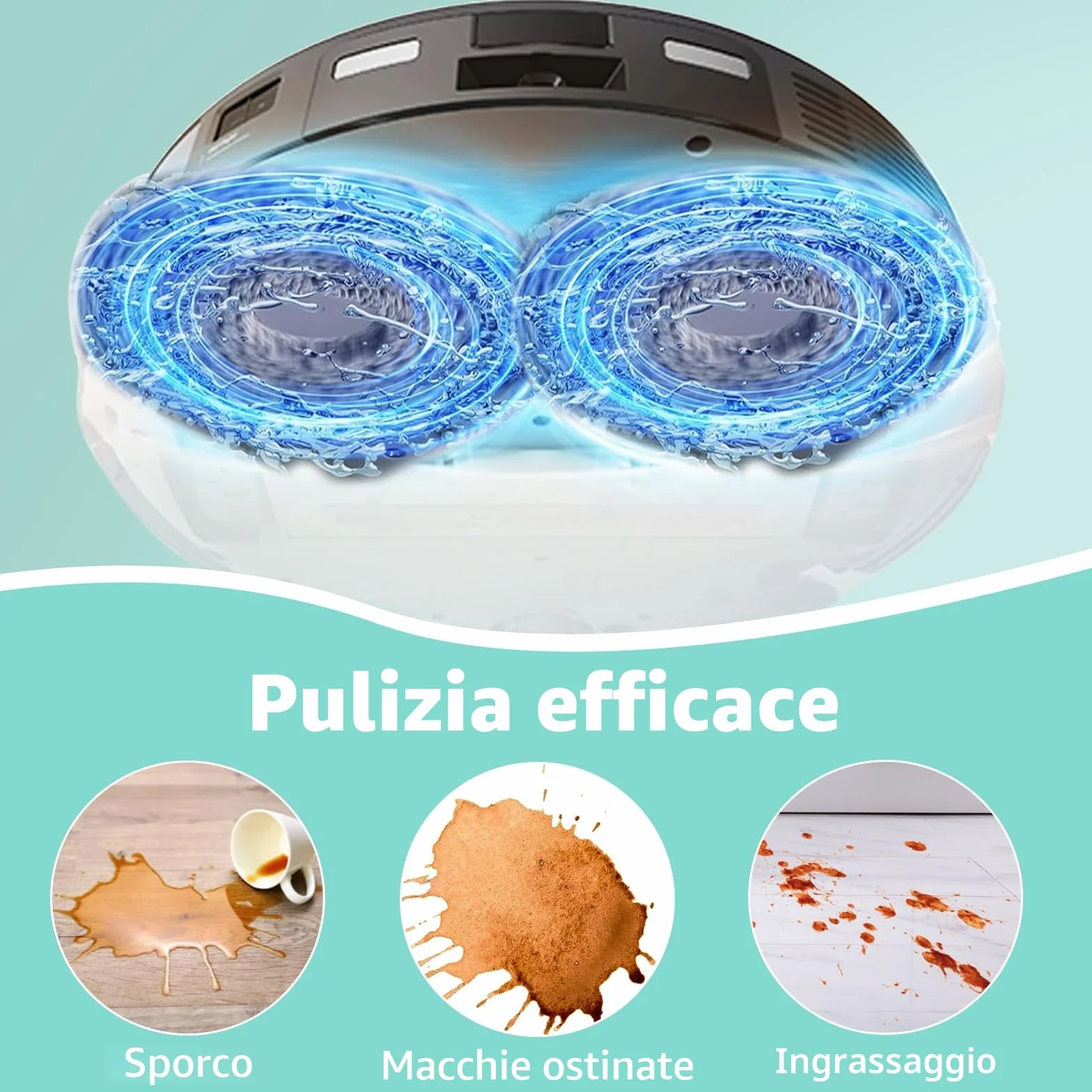 Soluzione detergente 2000 ml Dreame L10 Ultra L20 Ultra L30 Ultra L40 Ultra L50 Ultra X50 Ultra X40 Ultra X40 Master X30 Ultra