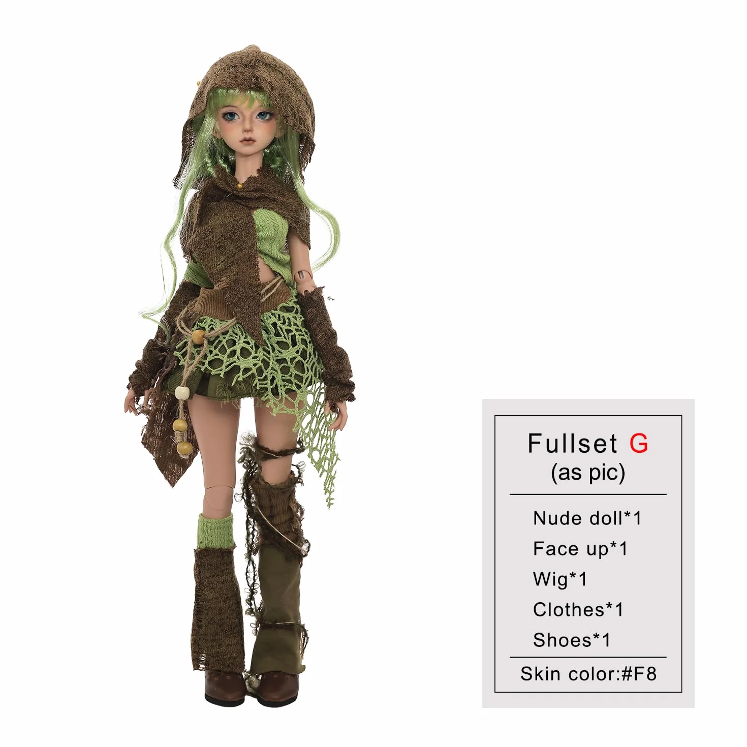 Oueneifs 1/4 Kaka Fullset G Bjd Doll Giocattolo in resina per 15+ anni