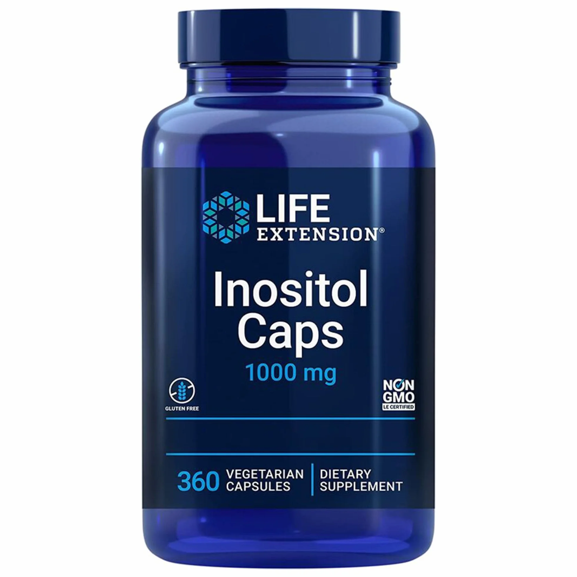 Life Extension Inositol Caps 1000 mg 360 Capsule vegane Senza Glutine
