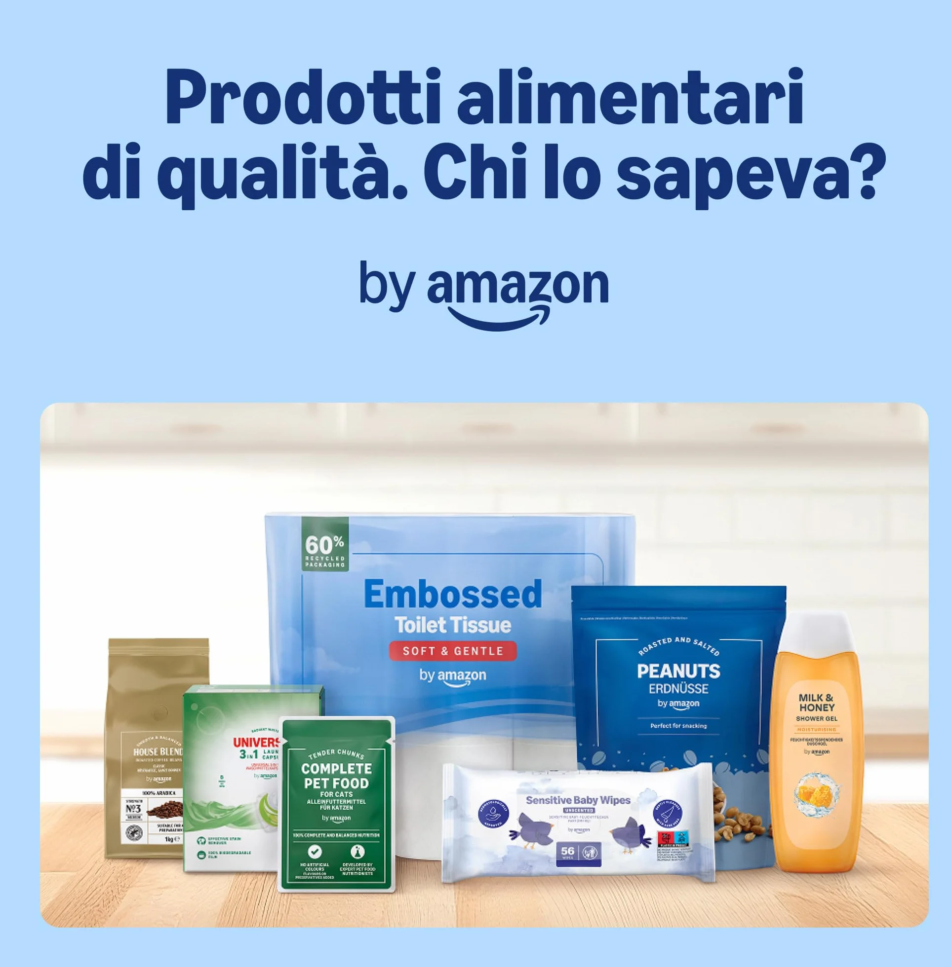 Amazon Carta da Cucina Super Assorbente 3 Veli 3 Rotoli 80 Fogli Certificata FSC