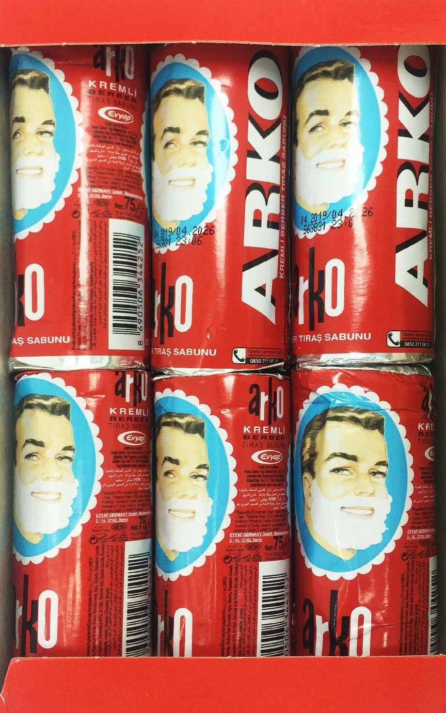 Arko Sapone da Barba in Stick 12 x 75 gr
