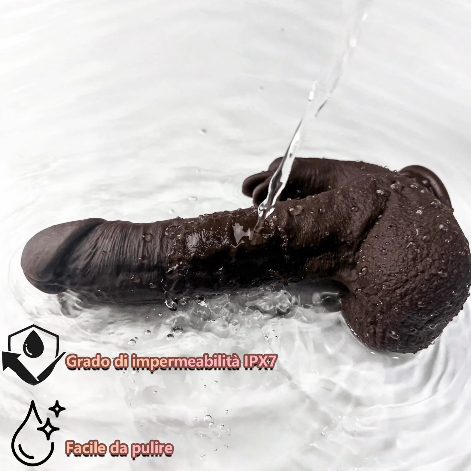 Dildo Anale Vibratoreper Stimolatore Clitoride Vibratore Anale Stimolatore Clitoride Femminile Sexytoysys Dildos Realistico Vibrante 9 Vibrazione 3 Spinta Riscaldamento, Nero