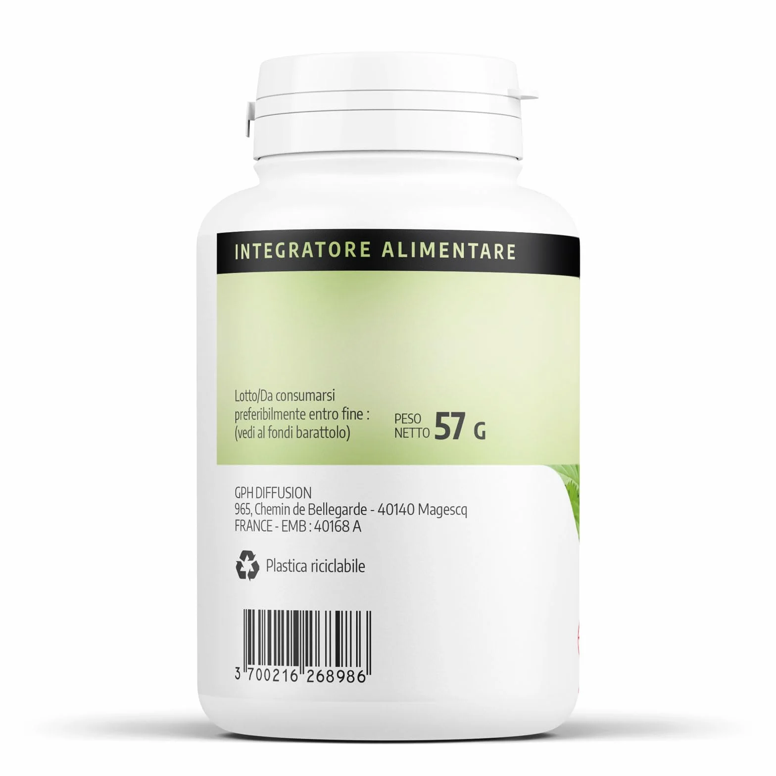 Ortica Foglia Biologica 210mg 200 kapsułek