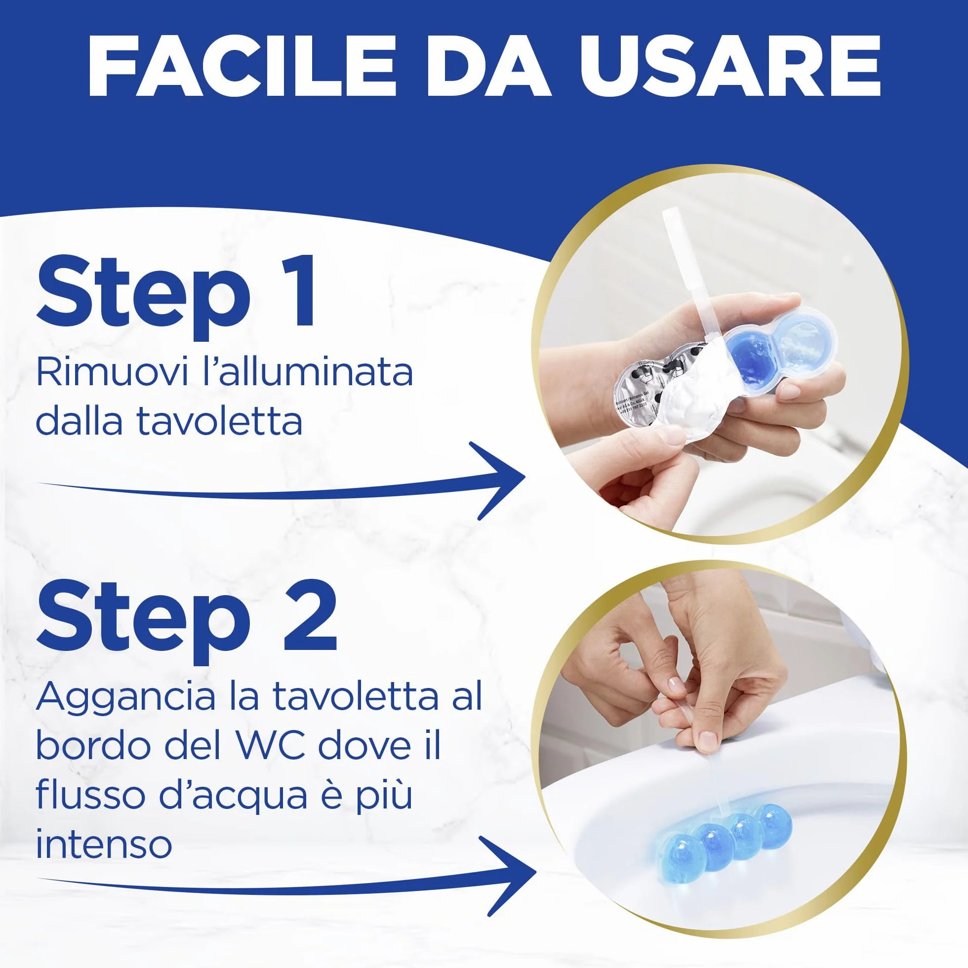 Bref Brilliant WC Forza Artica, 11 pezzi
