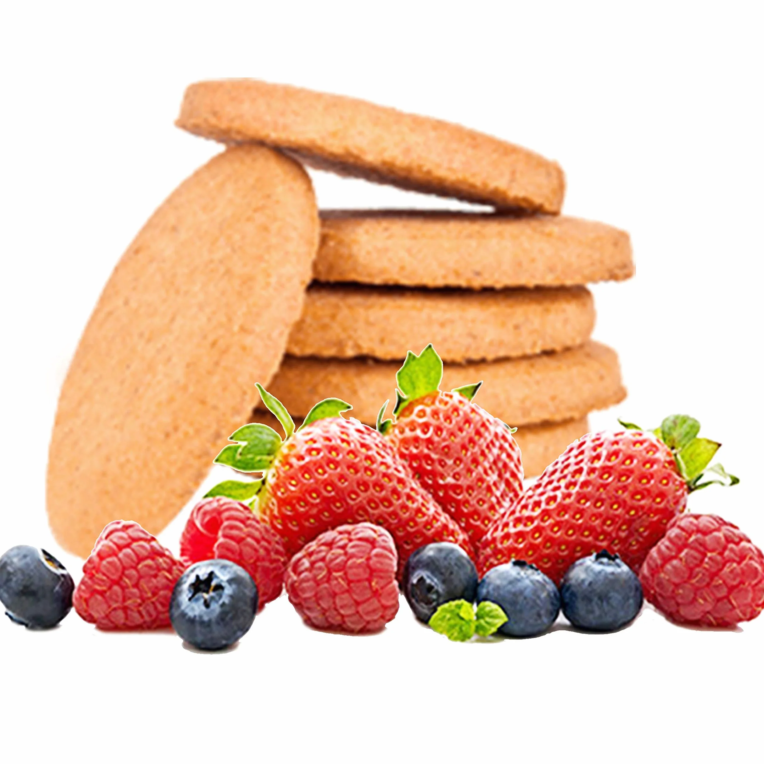 Biscotti proteici Lineadiet - 7 monoporzioni di biscotti gusto frutti rossi - 30% proteine, ridotto contenuto di carboidrati e zuccheri (35 biscotti totali)
