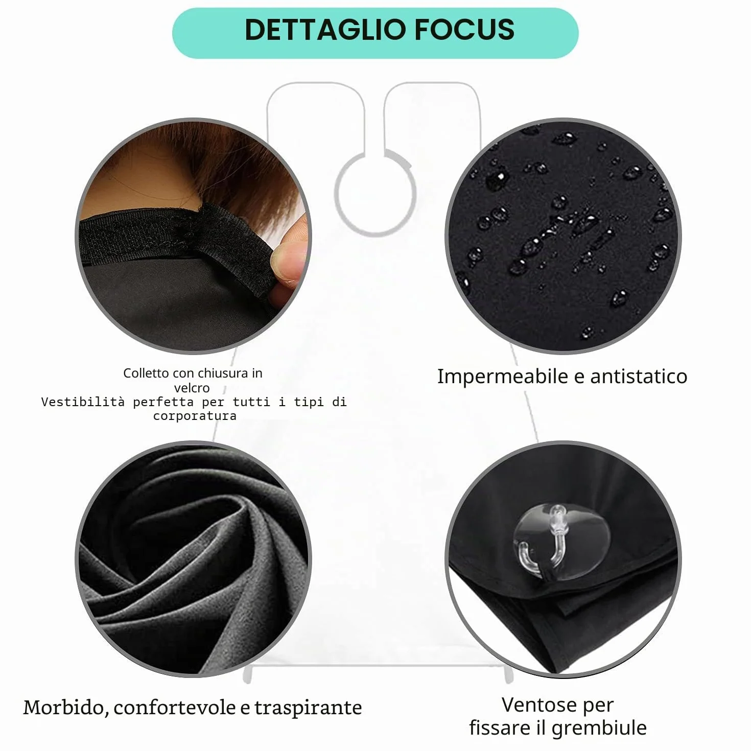 Telo Barba da Specchio, Grembiule da Barba per Raccogli Barba, Impermeabile, Antiaderente, con 2 Ventose, Regalo per Uomini
