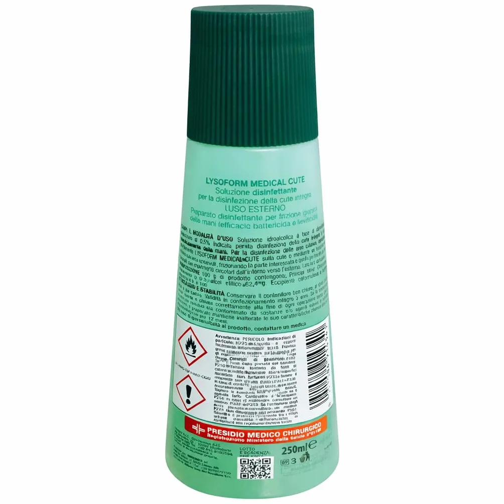 Disinfettante Liquido Medical Cute 250 ml Antibatterico non Aggressivo Presidio Medico Chirurgico Confezione da 4