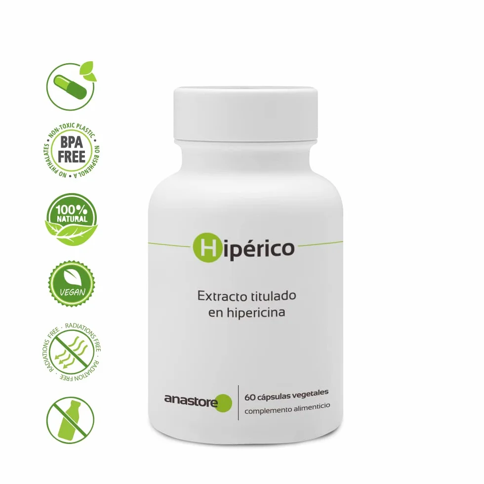 IPERICO (ERBA DI SAN GIOVANNI) * 230 mg / 60 capsule * 0,3% in Ipericina *Migliora l’umore naturalmente * Efficace contro lo stress * Fabbricato in FRANCIA