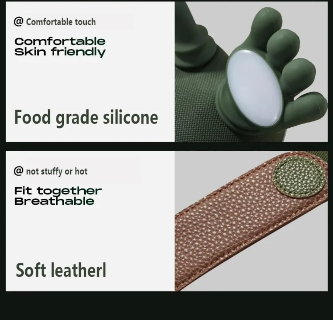 SQUADO Massaggiatore Cervicale Elettrico Shiatsu con Impastamento Profondo e Riscaldamento – Dispositivo Ricaricabile USB per Massaggio di Collo e Spalle, Portatile per Casa e Ufficio