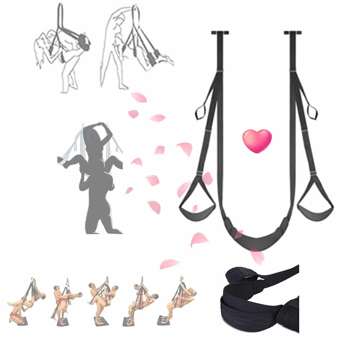 Sex Toys Altalena w Nylonie na Drzwi