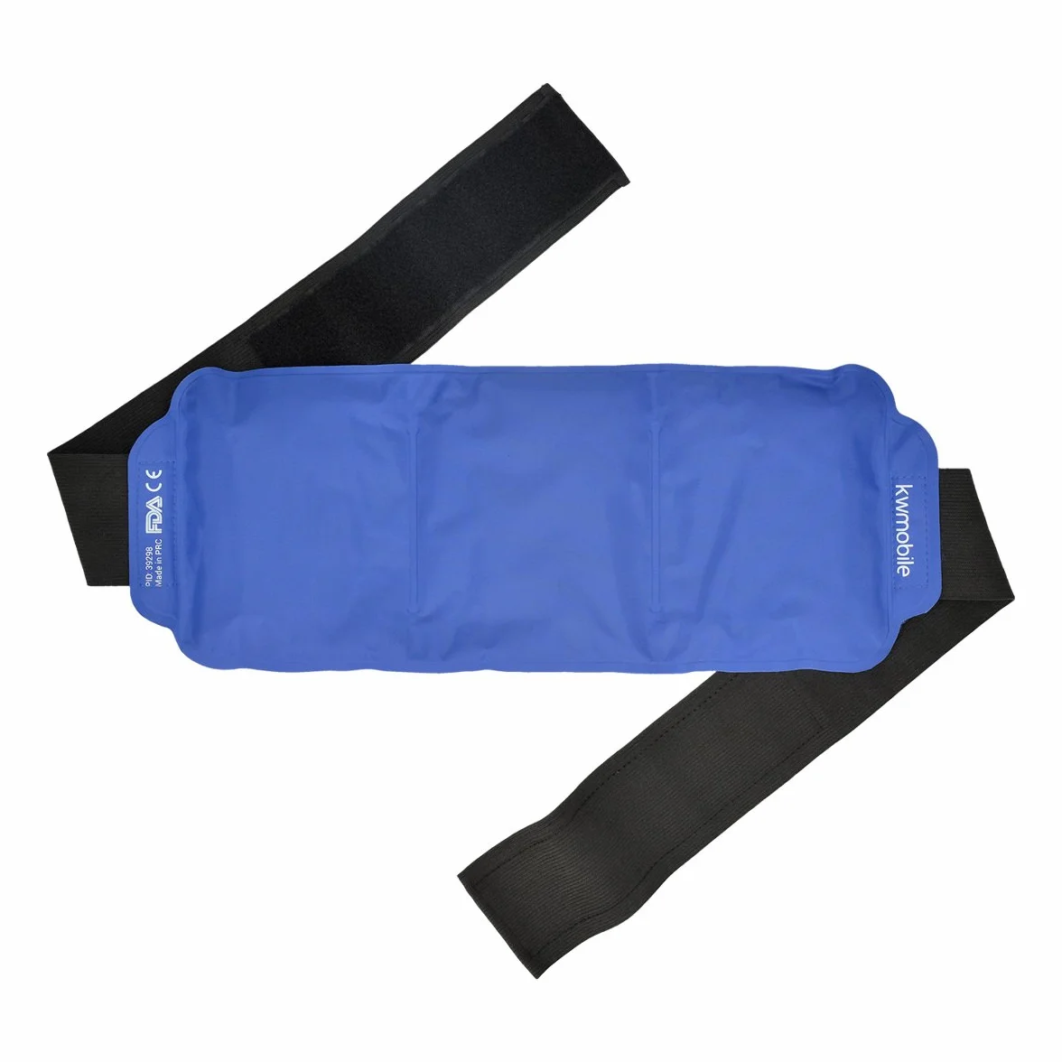 kwmobile Cuscinetto Termico Gel Caldo Freddo Cintura Fascia Elastica Schiena Addome
