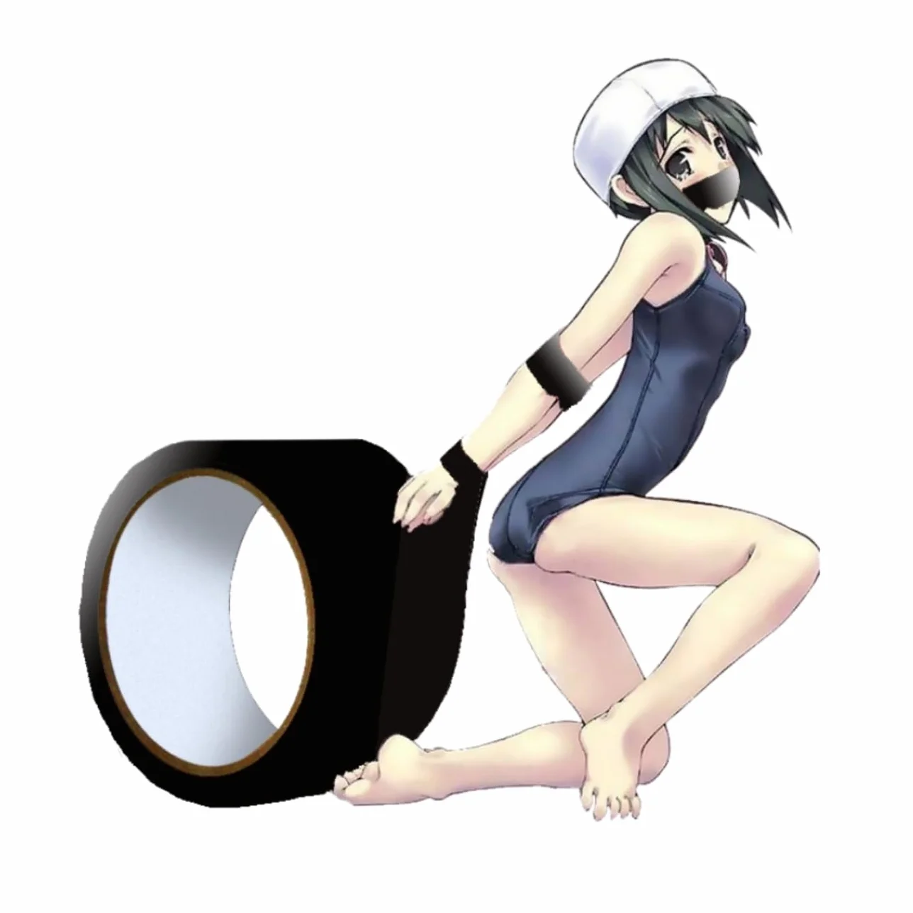 Nero 6cm Wide 10m Tape, Multiuso, Strumento di Yoga Multifunzionale, Fun Home Fitness Supplies, Regalo di Coppia