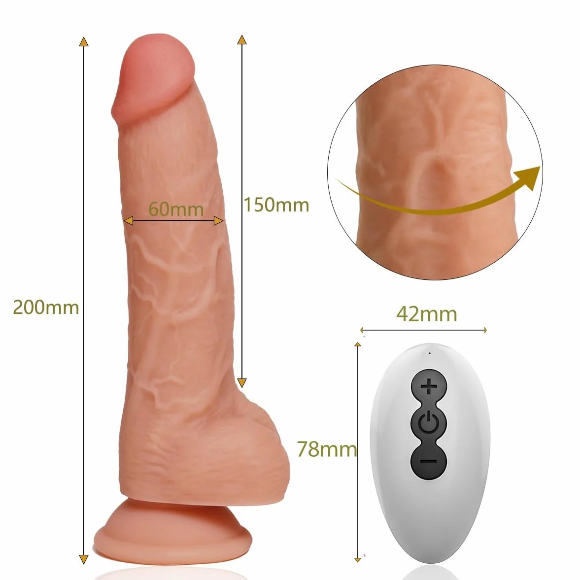Dildo Realistico Vibratoreper Donna Professionale Telecomando Clitoride Punto G Squirting Vibratore Anale Sexytoysys Uomo Coppia 10 Modalità Sex Toys Vibratoriper Donne Anali XXL per Coppie,A26021016