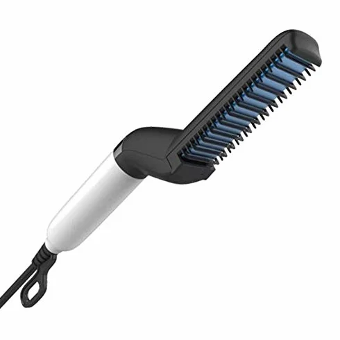 Pettine per Barba da Uomo,Pettine per Capelli Multifunzionale,Raddrizzatore per Barba Rapida
