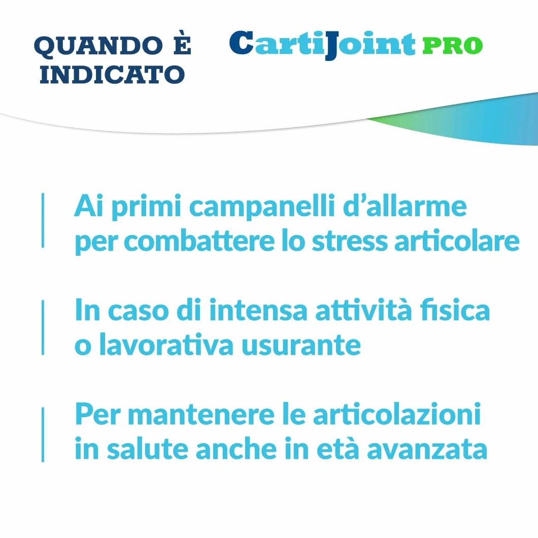 Fidia Farmaceutici CartiJoint PRO - 15 Compresse, Integratore a Base di Glucosamina Cloridrato Green, Condroitin Solfato e Pycnogenol®, Senza Glutine e Lattosio, Adatto per Allergici ai Crostacei