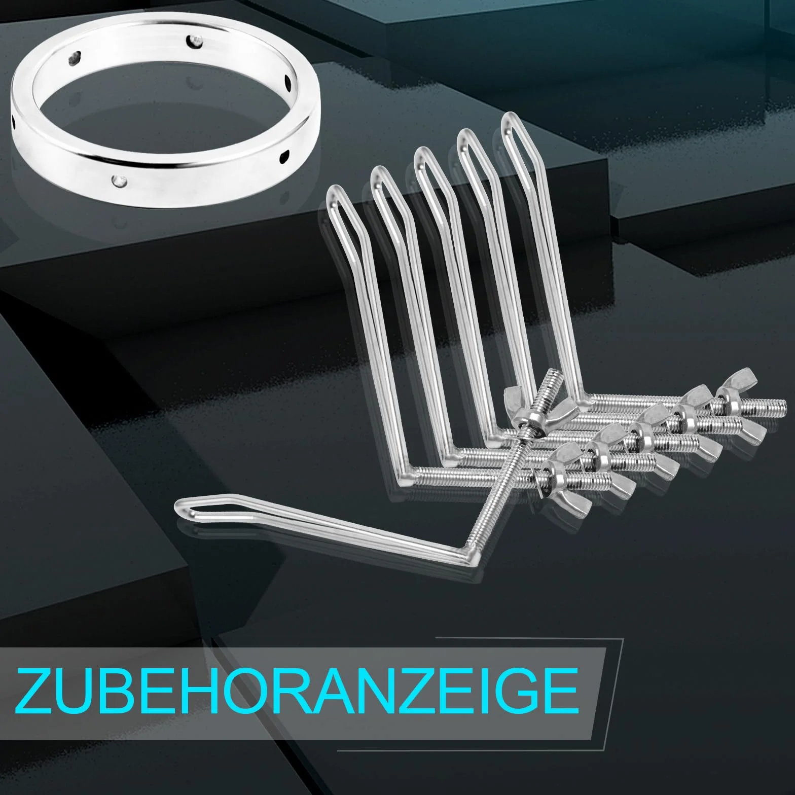 AMAZBEE Dilatatori vaginale in metallo Plug anale in acciaio inox regolabile 4 viti/6 viti Labia Expander Bondage Sex Toys