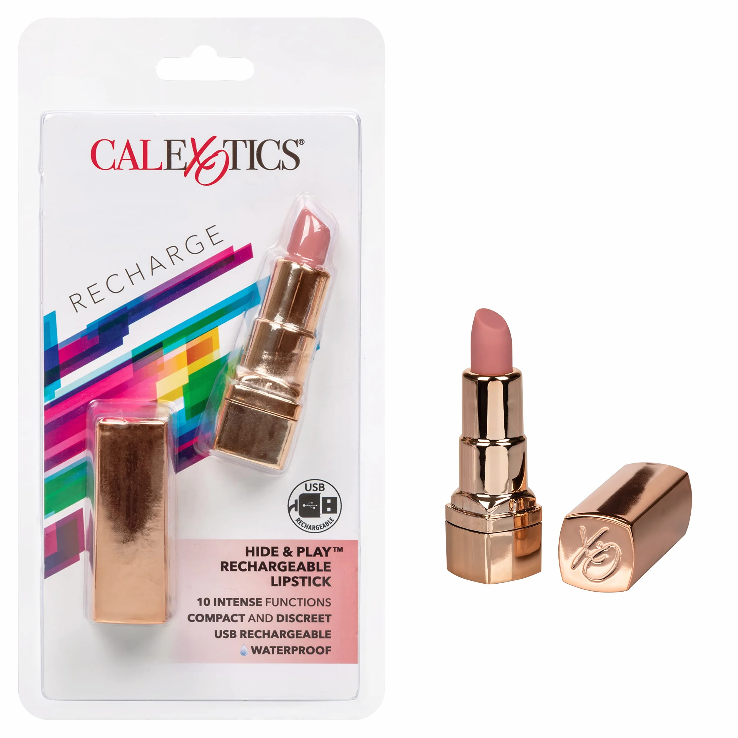 CALEXOTICS - Rossetto Ricaricabile Hide & Play