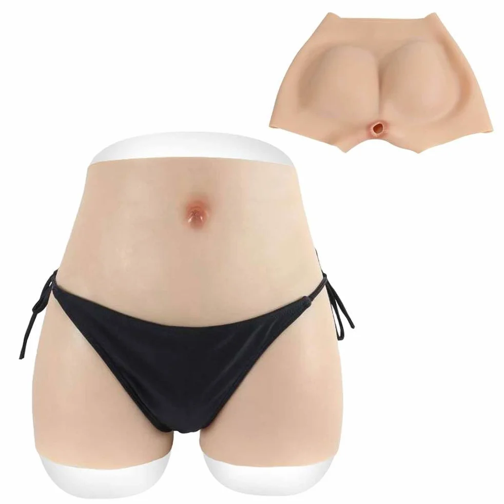 Pantaloni con Vagina Finta in Silicone per Crossdresser, Cosplay e Drag Queen