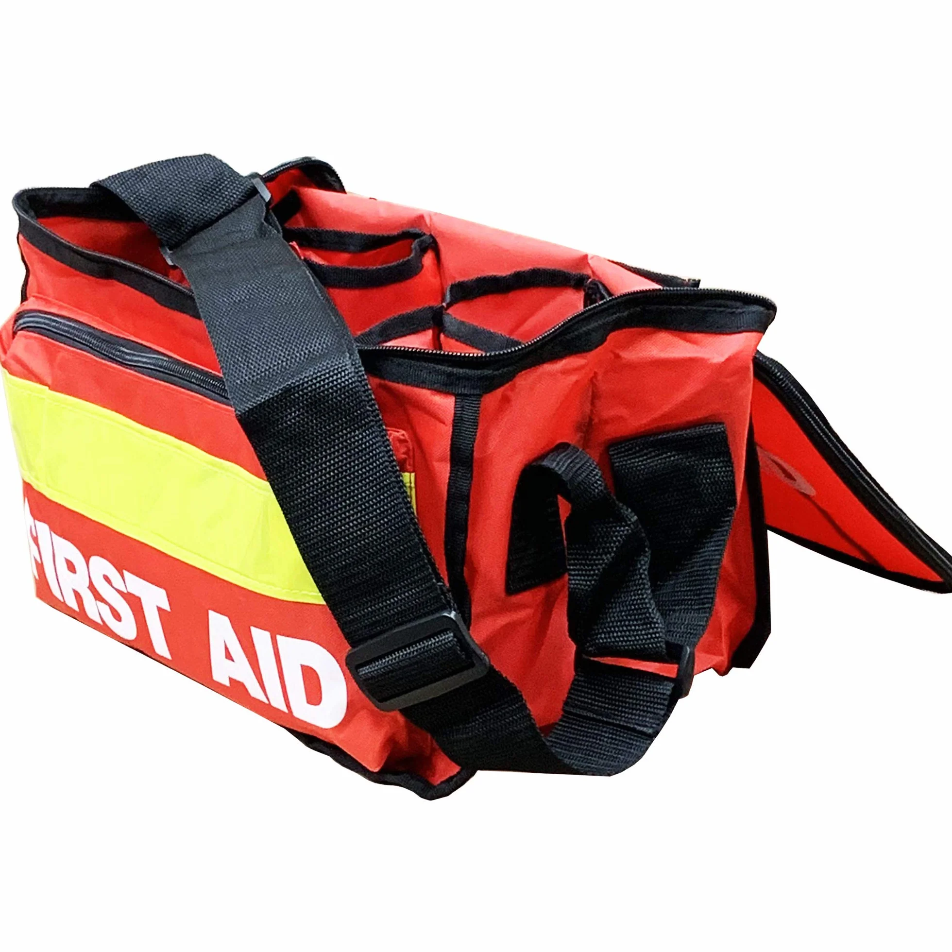 JFA Medical Zaino Rosso Pronto Soccorso Emergenza con Tasca Frontale Vuoto