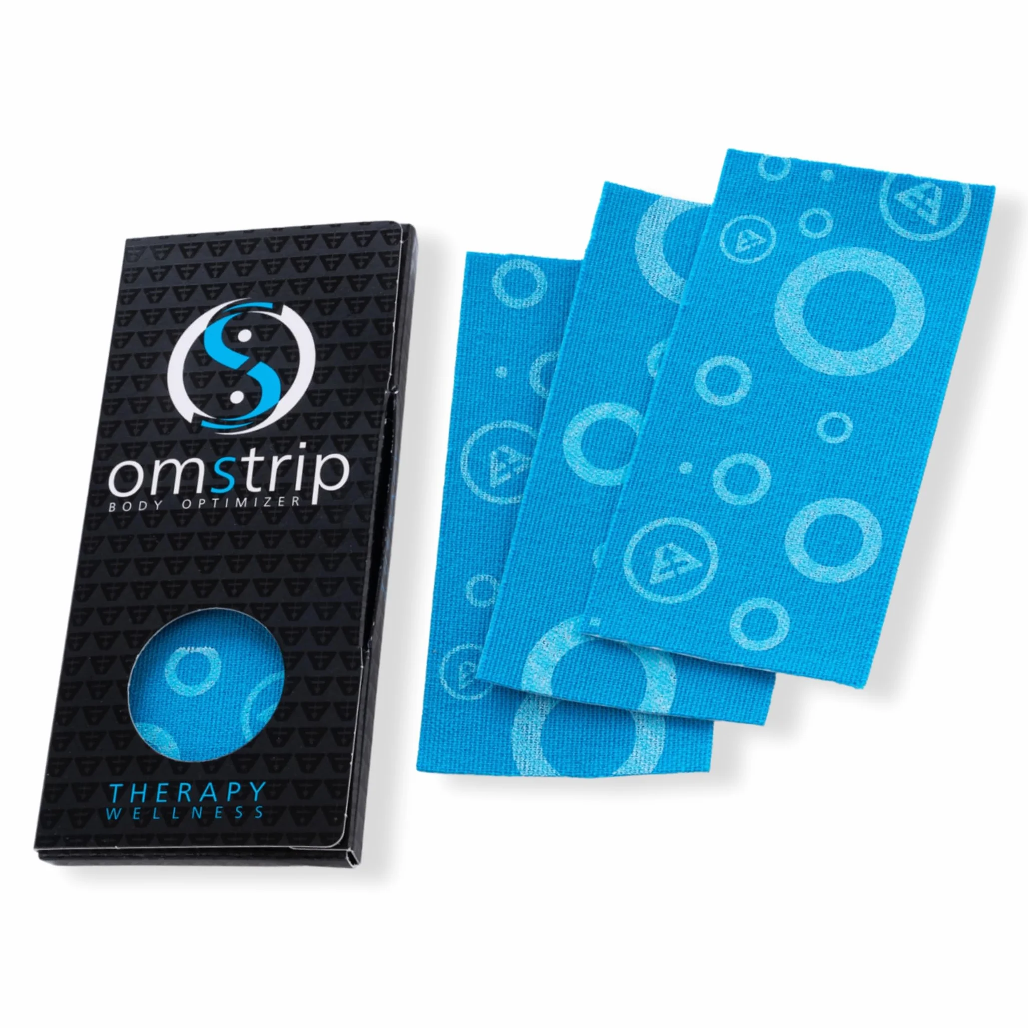 Omstrip Wellness Cerotti Bioattivi 8 Pezzi, Sollievo Naturale 72 Ore Dolori Muscolari, Cerotto Kinesiologico FIR Tecnologia F7