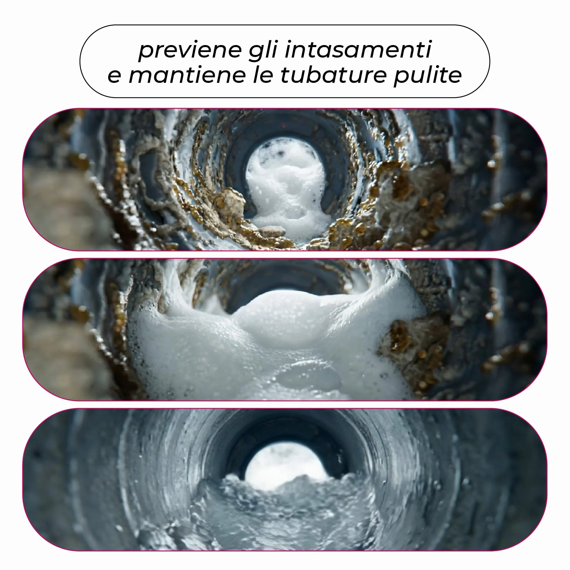 Cali-mex Schiuma per la Pulizia di Sifoni e Tubature. Elimina i cattivi odori, Previene otturazioni e Ingorghi di Lavandino, Doccia e WC. Formato Convenienza da 2kg