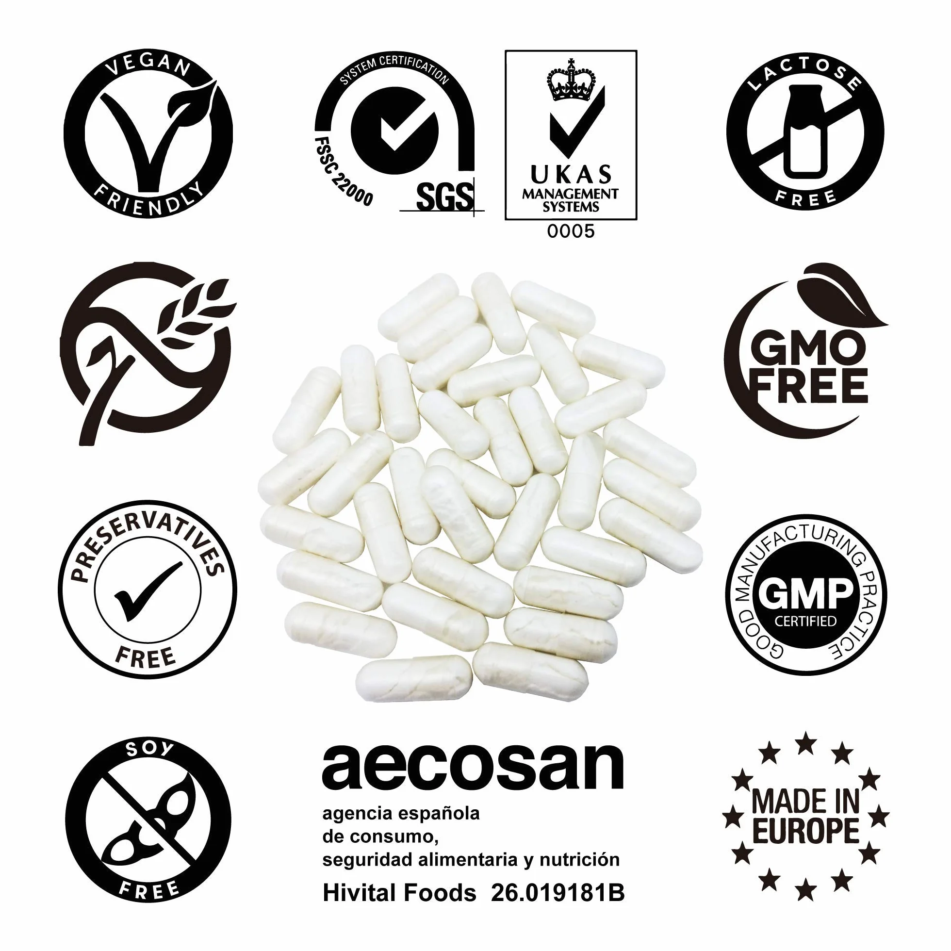 Potassio puro 1000 mg da sale organica Citrato di Potassio. 240 capsule vegane per oltre 2 mesi di trattamento. Minerale essenziale per l'organismo. Prodotto in Europa da HIVITAL