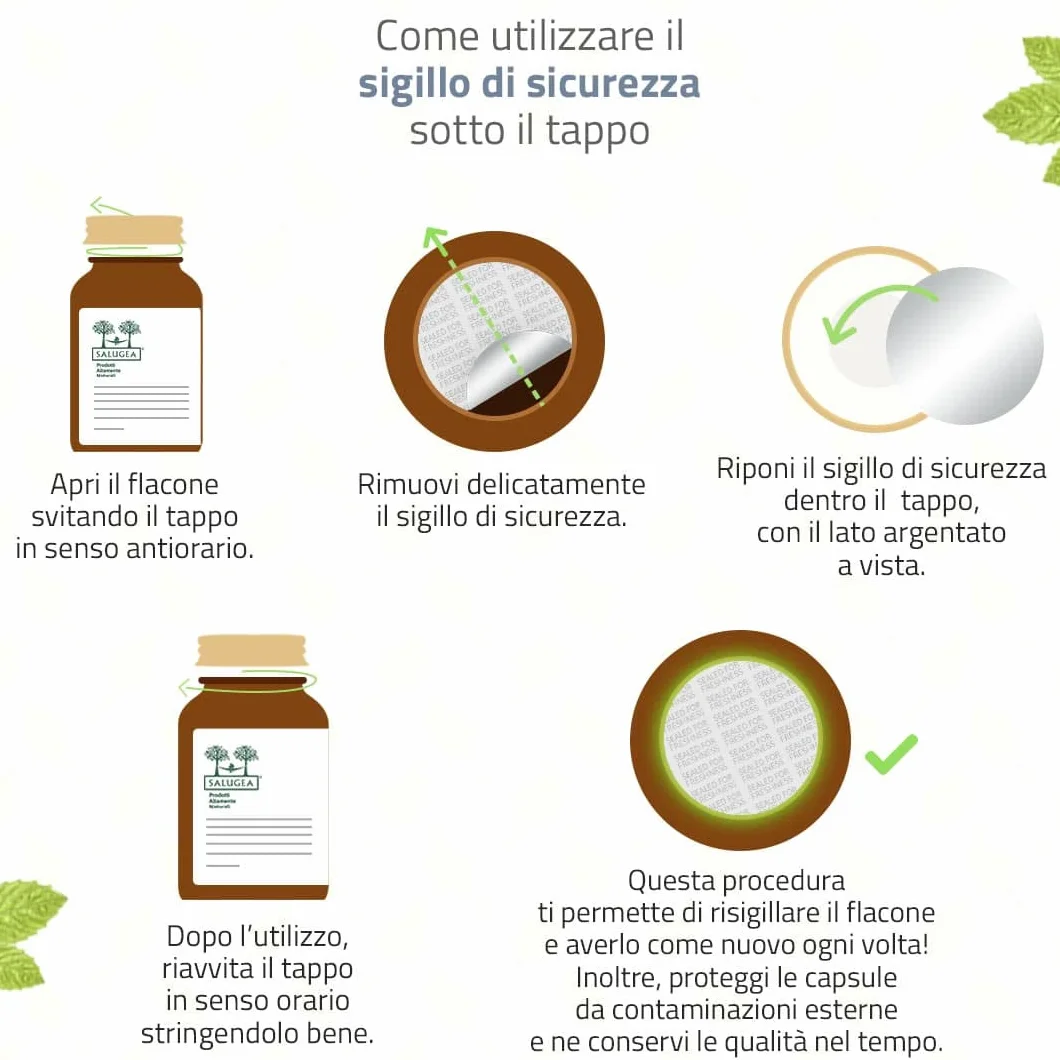 SANURIL Formula Potenziata Salugea Integratore 100% Naturale D-Mannosio Cranberry Uva Ursina Semi di Pompelmo Benessere Vie Urinarie 60 Capsule Flacone Vetro