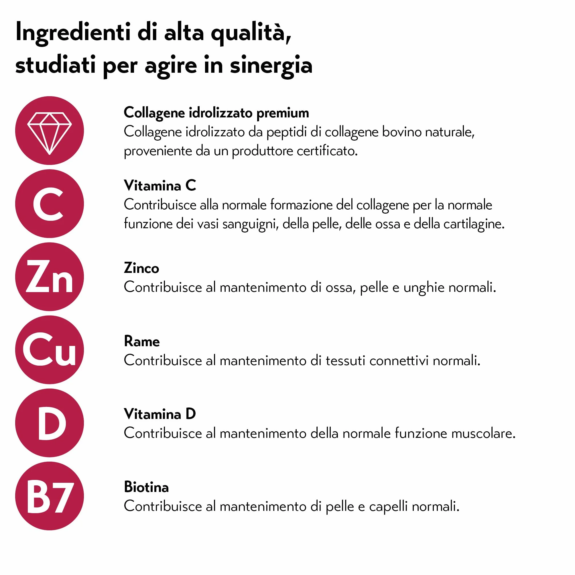 PureSGP Collagen 300g Collagene Puro Qualità Farmaceutica Peptidi Bioattivi Vitamina C Biotina Gusto Neutro