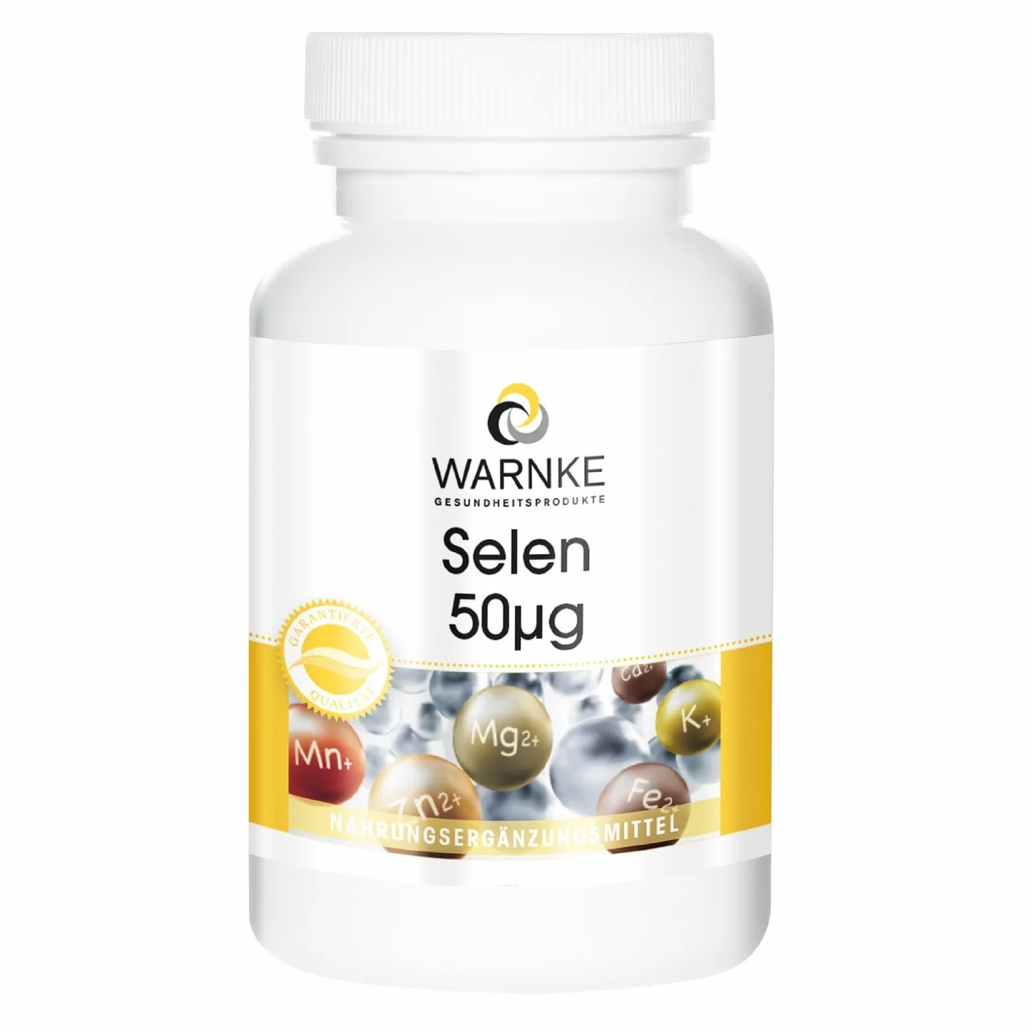 Selenio 50 mcg - 100 compresse - Antiossidante | Warnke Vitalstoffe - Qualità da farmacia tedesca