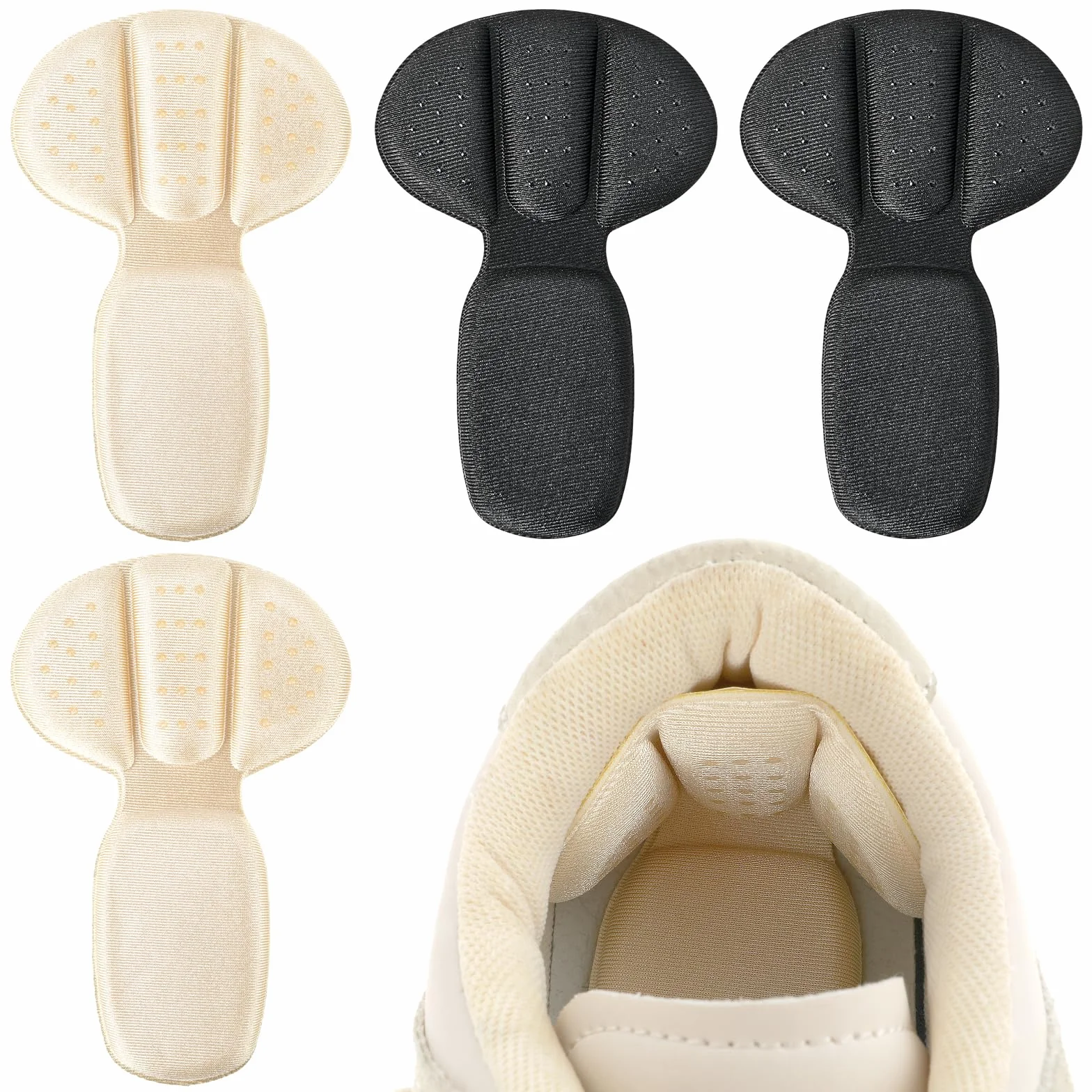 Cuscinetti Antiscivolo per Tallone Autoadesivi per Scarpe e Stivali - Confezione da 4