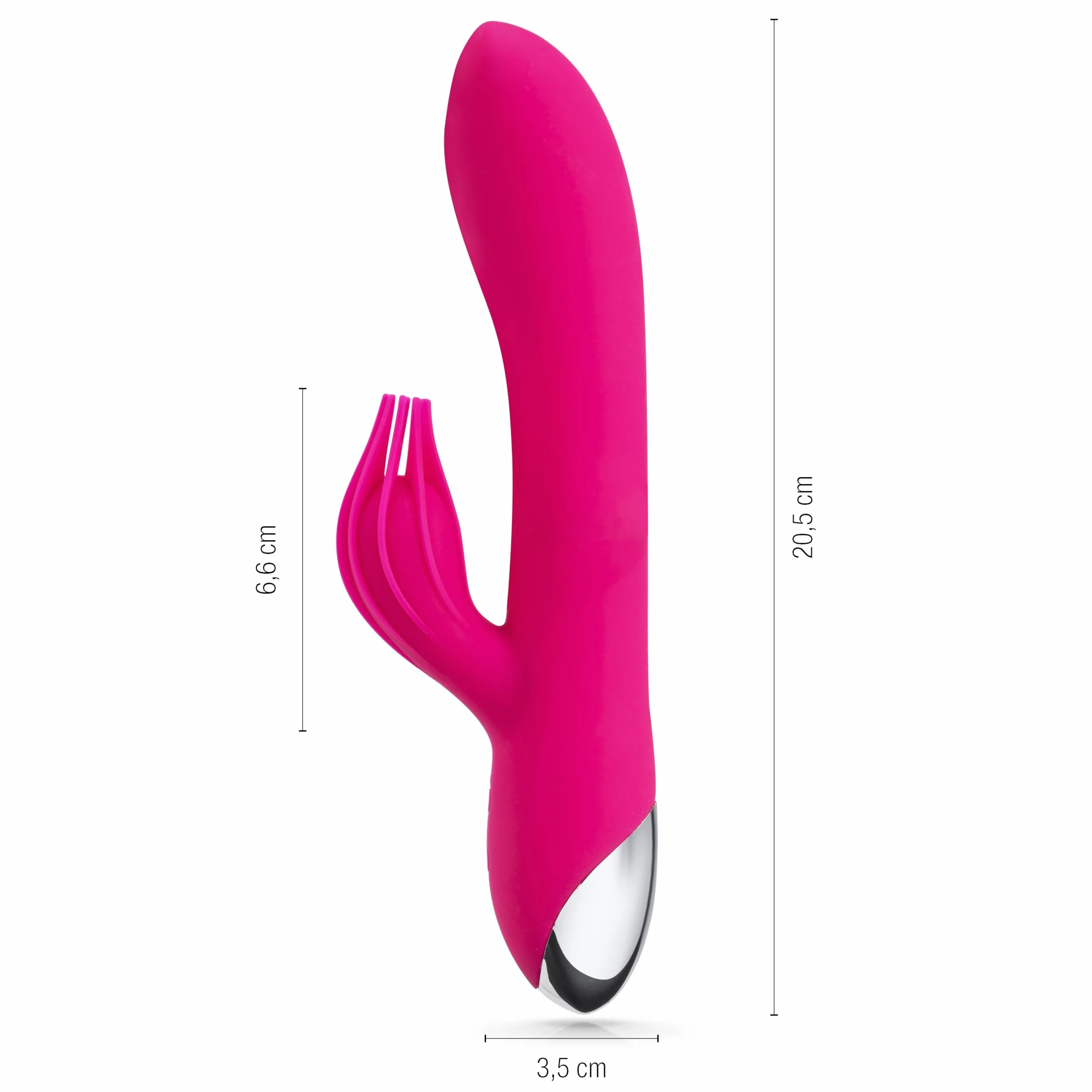 Vibratore Rabbit 10 Modalità: Doppia Stimolazione Clitoride e Punto G | Silicone inodore. 100% impermeabile. Ricarica USB. Motore silenzioso per uso discreto. Orgasmi e Squirting.