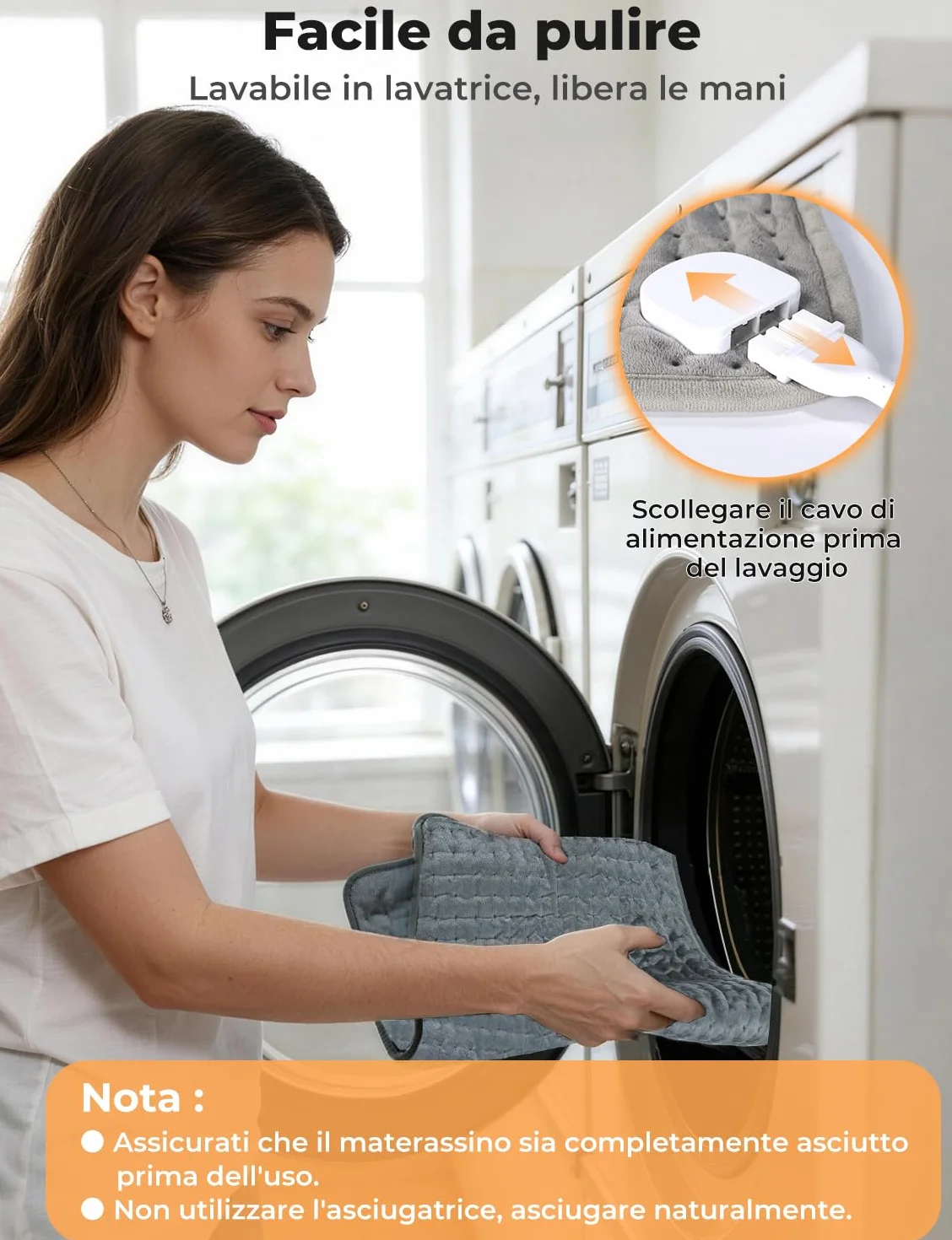 Termoforo Elettrico 60x30cm – Per Schiena, Spalle e Addome, 9 Livelli Di Temperatura, 4 Timer, Riscaldamento Rapido, Spegnimento Automatico, Lavabile In Lavatrice - Grigio Scuro
