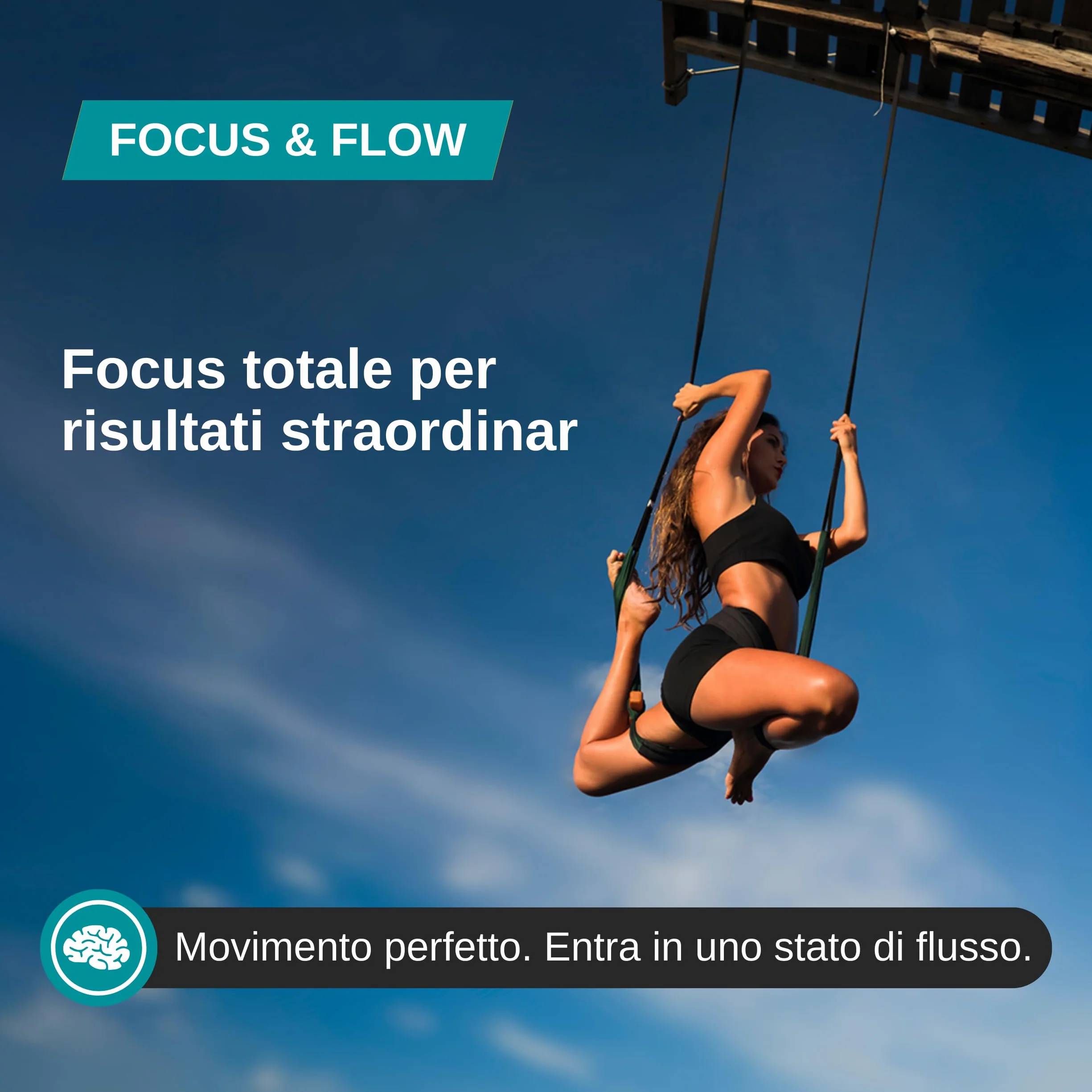 L Teanina, Ginkgo Biloba, Ashwagandha – Nootropico con Bacopa Monnieri, caffeina naturale, vitamine B6 & B12 ad alto dosaggio | Focus, concentrazione & energia senza nervosismo | 90 capsule vegane