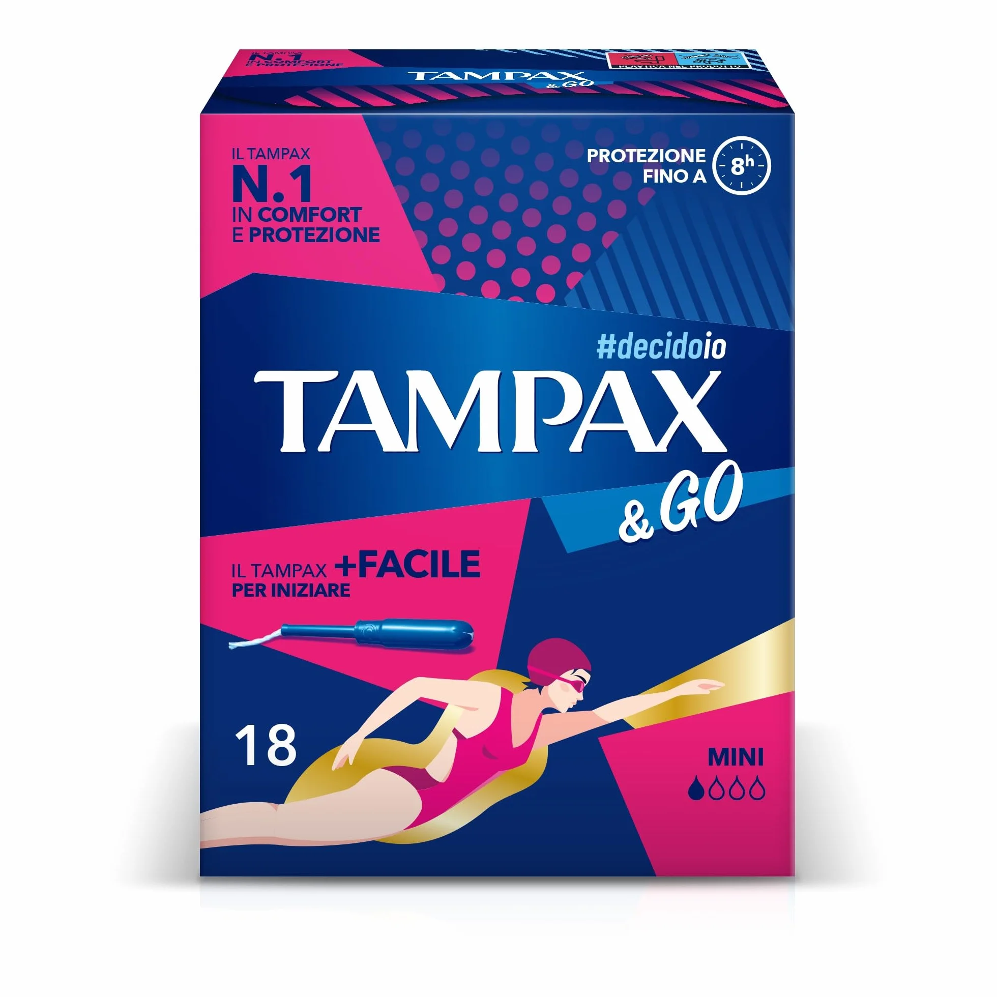 TAMPAX &GO MINI x18
