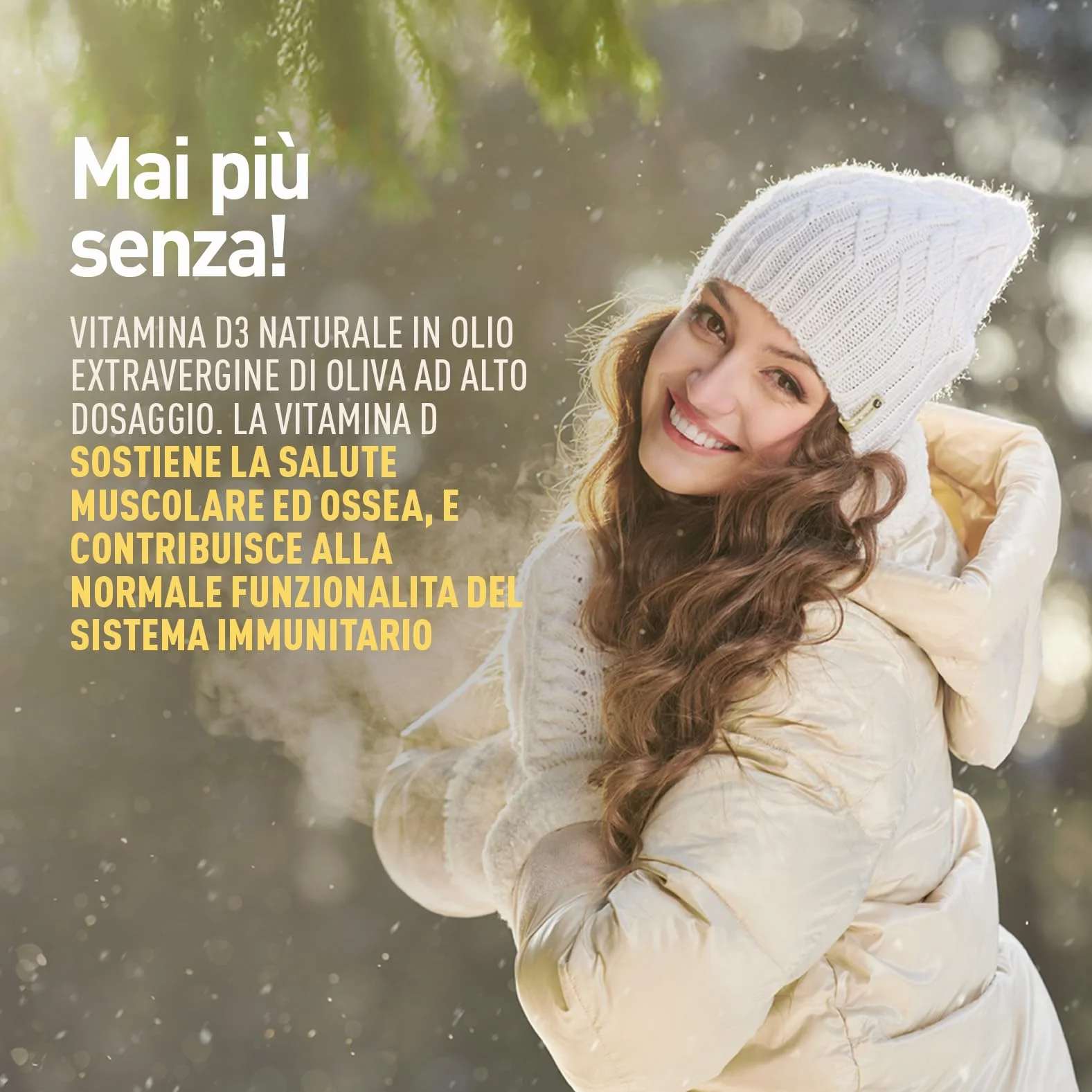 LongLife® Vitamin D 2000 | Vitamina D3 naturale in olio EVO | Alto dosaggio | Difese immunitarie, salute di ossa e denti | Metabolismo del calcio | 2 mesi di trattamento | Senza glutine e doping free