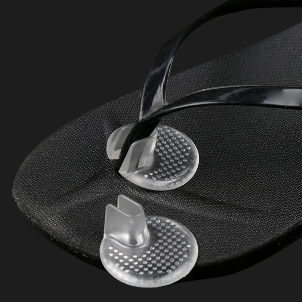 1 paio di cuscinetti in morbido gel di silicone protezioni per dita dei piedi infradito sandali flop inserti in gel solette scarpe grip pad