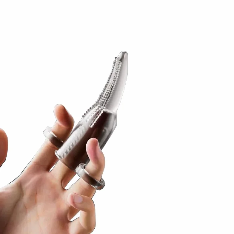 Finger Sleeves in Silicone per Coppie - Sex Toy con Stimolazione Clitoridea e Preliminari Intensi, Tickler per Dita