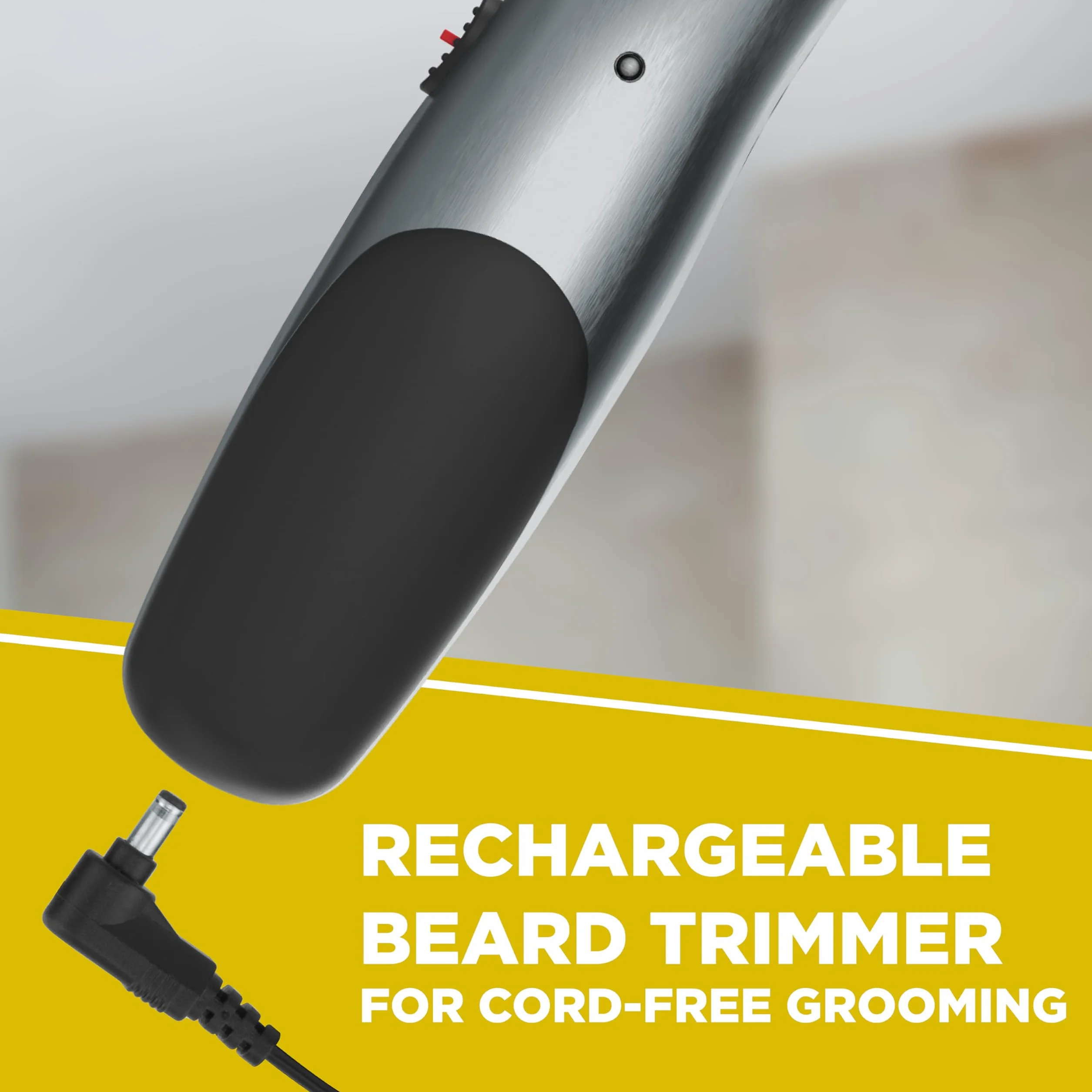 WAHL Groomsman, peli del naso, dettagli e pulizia con Trimmer Wet/Dry a batteria per peli del naso