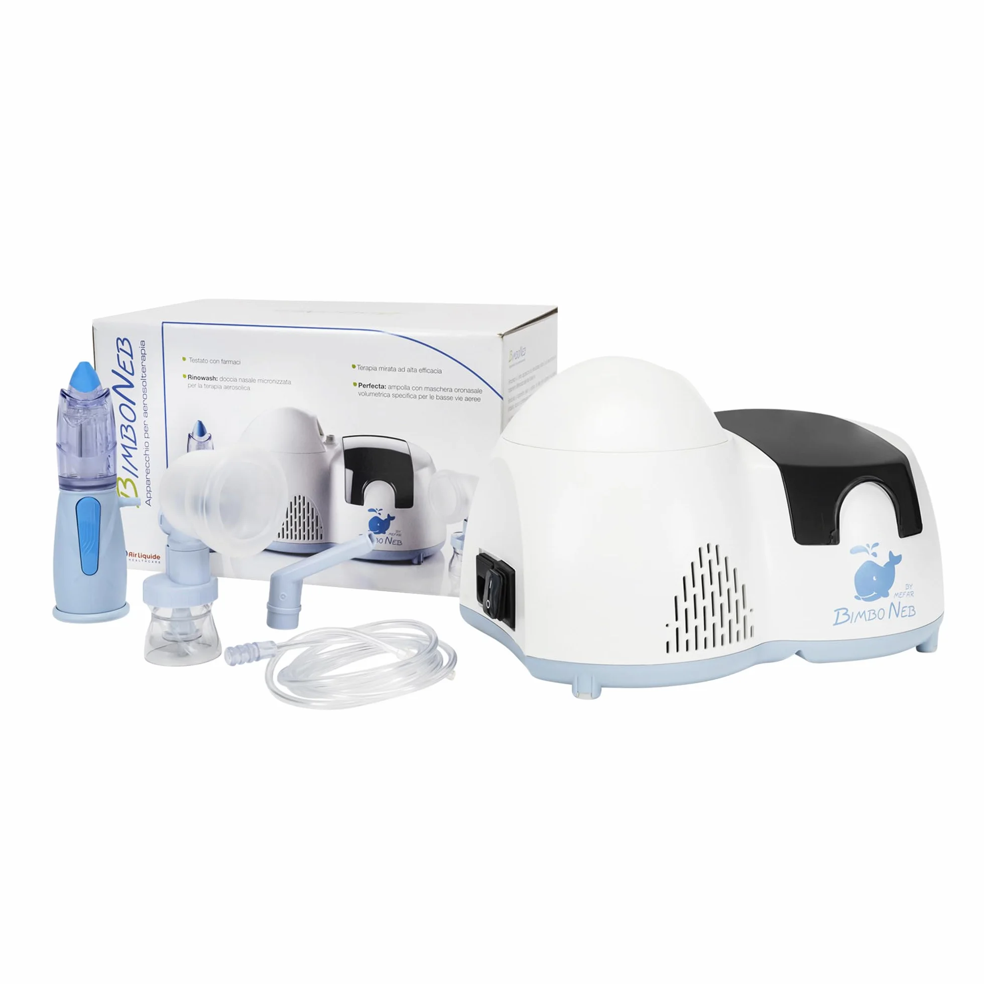Air Liquide Healthcare Aparat do Aerozoloterapii dla Dzieci RINOWASH PERFECTA Aerozol do Inhalacji
