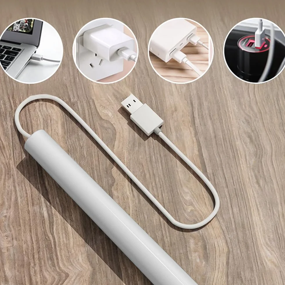 SXOVO Asta Riscaldante per Sex Toy, Bastone Riscaldante per Masturbatore Uomo, Bastone Riscaldante USB a Temperatura Costante da 42°C, Accessori per Sex Toys Uomo (Bianco)