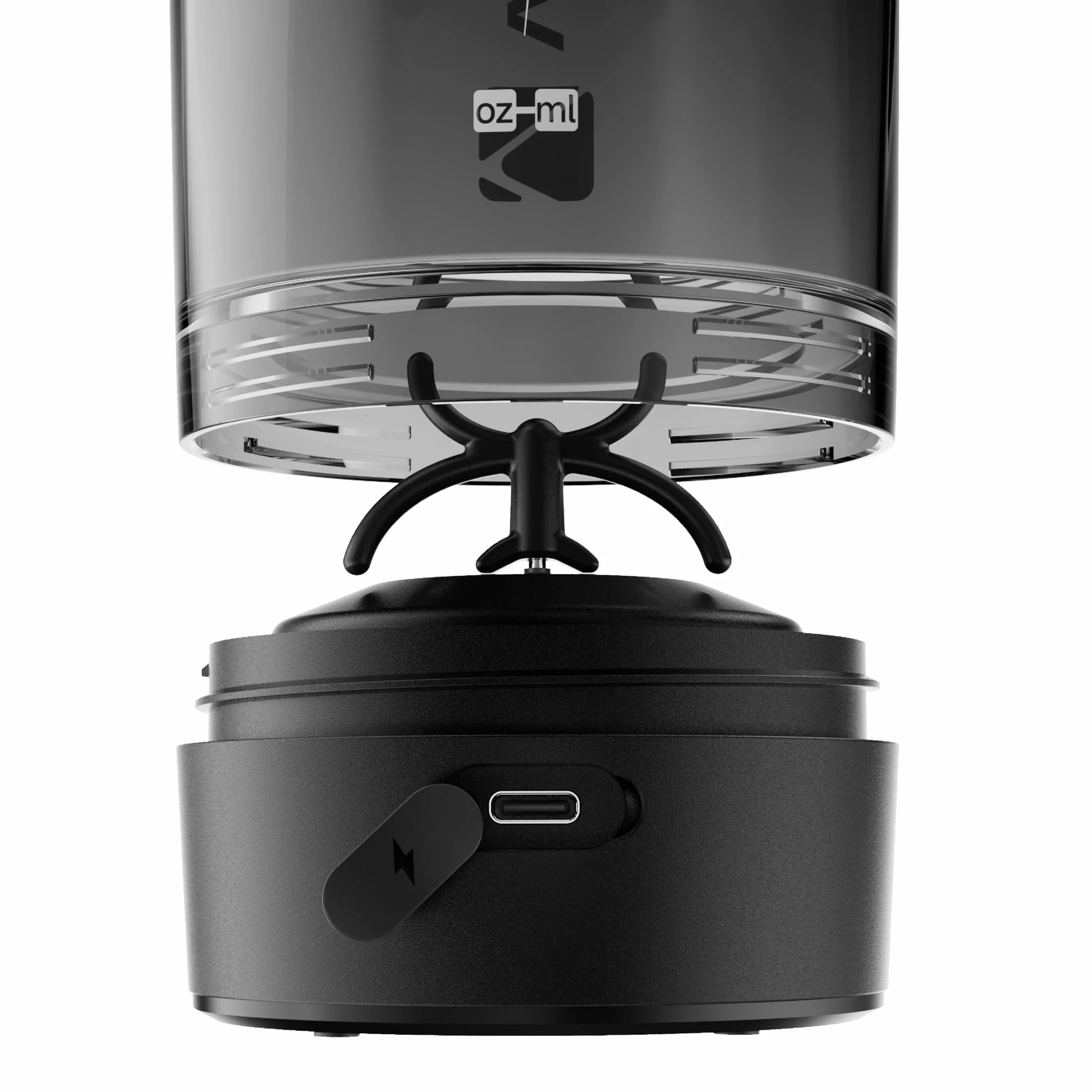 VOLTRX Bottiglia shaker, frullatore elettrico per frullati proteici ricaricabile USB C, tazze shaker per frullati proteici e frullati sostitutivi dei pasti, senza BPA, in Tritan