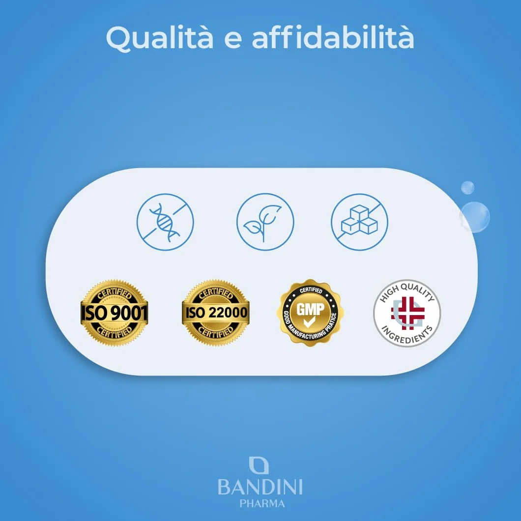 Bandini Melatonina Forte Pura 400 Compresse Integratore per Dormire 1mg Vegana